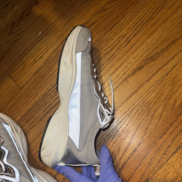 Valentino Garavani Gray and White Women's Sneakers - Picture 5 of 8